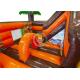 Pirate Outdoor Inflatable Playground Modern Creative Design With Slipery Slide
