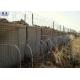Hot - Dipped Galvanized Defensive Bastion Barriers Wall CE Certification 3 Years Warranty