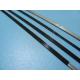 Flat Stainless Steel 2.00mm 7.00mm Wiper Blade Wire Black Coating
