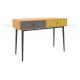 110cm Width 30KG Wood Writing Desk With 2 Drawers