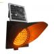 IP65 Protect Level 12V Amber Traffic Control Signal For Crossroad