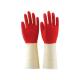 Household Industrial Latex Glove 32CM Kitchen Flocked Lining Dish Washing Glove