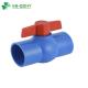 Customized Request PVC Blue Compact Ball Valve for Thailand UV Protection Long Handle