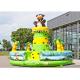 Monkey Theme Inflatable Sports Games , Inflatable Bouncy Castle For Children Amusement