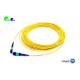 MTP Trunk Cable 12 Fibers Elite MTP female to MTP female 3.0mm LSZH Yellow cable 3.0mm 20M Type B