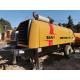 Diesel Used Concrete Trailer Pump Sany HBT8018C 180kw Rated Power