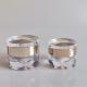 100ml Acrylic Airless Pump Face Lotion Cosmetics Bottle Cream Jar Set