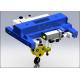 Customized Electric Wire Rope Hoist Trolley Low Headroom Lifting Devices Easy Maintenance