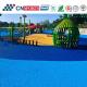 Colourful EPDM Rubber Flooring Constructed By PU Binder And Rubber Granules