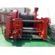 380v / 400v Electric Wire Rope Winch High Power Lebus Grooved Drum For Marine