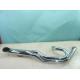 125CC Alumium Plated , Zinc Plating Custom Made Motorcycle Exhaust Pipe For Auto , AX100