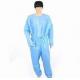 Light Weight Custom Doctor Gowns Protective Suit Disposable Polypropylene Coverall