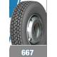 667 high quality TBR truck tire