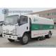 Dust Sunction Isuzu Sanitation Truck , 6 Wheels 4 X 2  3500KG Road Cleaning Truck