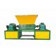 High Output Double Shaft Plastic Can Crusher / Recycling Shredder Machine