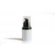 Shiny White Liquid Foundation Bottle / Facial Beauty Product PP Airless Bottle