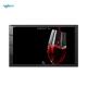 Sleek Bezel 43 Inch Signage LCD Display Touch Panel For Optional