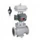 Samson 3241 Globe Control Valve Stainless Steel Ball Valve With Fisher Dvc6200 Digital Positioner And 4708 Filter Regula