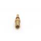 50 Ohms Crimp Gold Waterproof Coaxial Connector Straight 180 Degree
