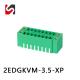 SHANYE BRAND 2EDGKVM-3.5 300V pcb board screw terminals male female with flang dual row terminal block