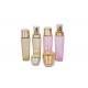 Popularity Gold Cosmetic Packaging Set 150/200ml PETG Toner Bottle Lotion Bottle 15/50g Acrylic Cream Jar