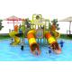 OEM Water Park Equipment  710*645*400cm , Water Slide Equipment 16 CBM