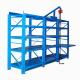 Heavy Duty Open Mould Storage Rack With Pulling Out Mechanism Steel Construction
