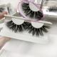 100% Handmade 25mm Mink Lashes With Custom Package Daily Makeup Use