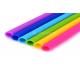 FDA Colorful Food Grade Silicone Straws , Reusable Portable Silicone Straw
