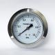 1 MPa Utility Pressure Gauge 75mm Chromed Steel Bottom Mount Tank Pressure Manometer