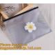 factory office use slider zip lock document bag vinyl plastic PVC bag,document bag with zipper cosmetics offices supplie