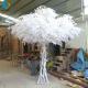 Plastic White Artificial Ficus Tree For Christmas Wedding Decoration