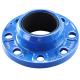 Blue Color Ductile Iron Flange End Quick Adaptor For PE