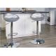 KDHS Metal Base Silver Counter Height Bar Stools Outdoor Industrial Barstools