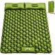 Double Sleeping Pad Camping, Camping Self Inflating 4 Extra-Thick Camping Pad 2 Person Pillow Built-in Foot Pump