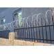 Concertina Flat Wrap Razor Wire Use On Top Of Fence Or Concrete Wall