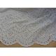 Chemical Vintage Eyelet 100% Cotton Lace Fabric For Lady Shirt And Suit Anti Static