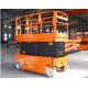 Safety Hydraulic Work Platform Lift Durable With Emergency Stop Button