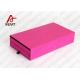 Colored Cosmetic Paper Box Fabric Cardboard Cosmetic Packaging Customized Size