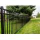 Security Decorative Architecture Wrought Iron Steel Fence For Garden