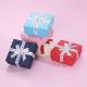 Rigid Square Lid and Base Box Custom Jewelry Box Packaging With Foam Insert