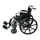 80KG Detachable Manual Wheelchair With Vinyl Upholstery