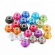 Customized 10 32 Colored Metric Aluminum Alloy Flanged Nylon Lock Nuts