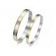 Tagor Jewellery Super Quality 316L Stainless Steel couple Bracelet Bangle TYGB061