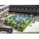 Large Inflatable Interactive Games , Inflatable Corn Haunted House Maze With Laser Tag