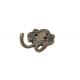 wholesale antique wall mounted coat hooks Home bedroom home furniture zinc double design