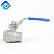 1000wog stainless steel 2-pc  4 inch ball valve