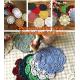 Household Handmade Flower Crochet Doilies, Round Cup Mat Pad, Coaster Placemats, doily