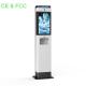 21.5 Inch Infrared Facial Recognition Kiosk With Non Contact Hand Disinfection Dispenser