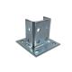 6x6 4x4 Surface Hot Dip Galvanized Steel Post Base For Concrete Aluminium Channel Fittings